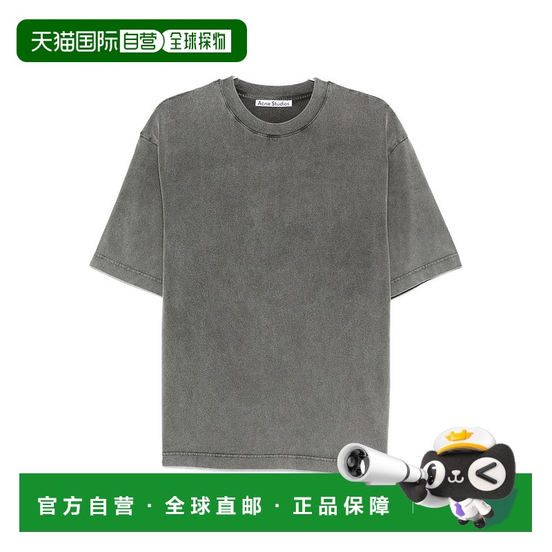 1h可退 香港直邮Acne Studios 艾克妮 女士 徽标棉质T恤 CL0218