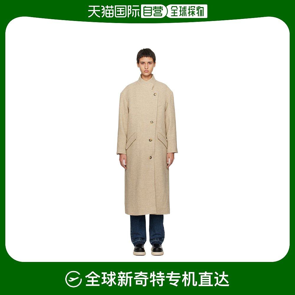 香港直邮isabel marant etoile sabine 纽扣大衣 24pma0102fab1d0