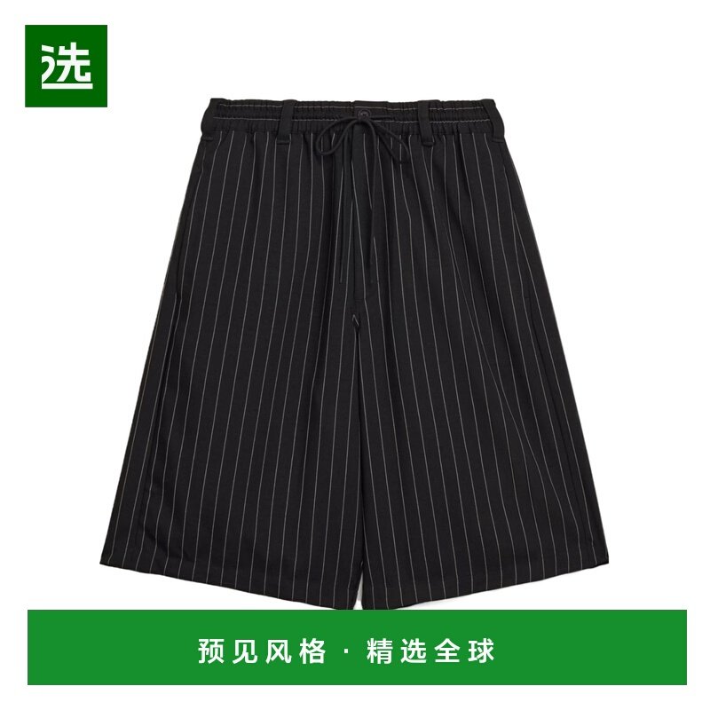 香港直邮Y-3 男士短裤 KR1690 SS2026 黑色 条纹运动短裤,男装,休闲裤,淘宝优惠券,粉丝福利购,淘宝优惠卷