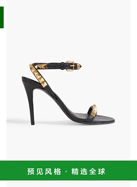 1h可退 香港直邮Valentino 华伦天奴 女士 铆钉皮质凉鞋 W0S0EK6H