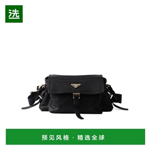 香港直邮Prada Explore 中号带翻盖纳帕皮革单肩包 1BD3942DX8VNO