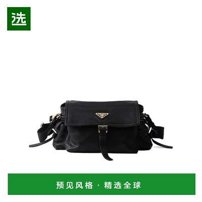 香港直邮Prada Explore 中号带翻盖纳帕皮革单肩包 1BD3942DX8VNO