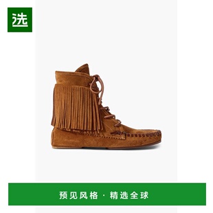 1h可退 香港直邮Paris Texas 女士 Indiana 流苏绒面革短靴 PX164