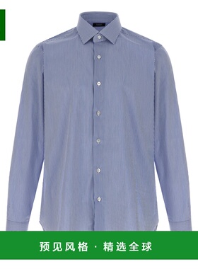 香港直邮BARBA 男士衬衫 I1U12P0150031U0002 AW2025 浅蓝色