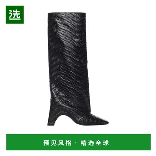 香港直邮COPERNI 女士靴子 COPSH03F6076BRW SS2026 黑色 粗跟过