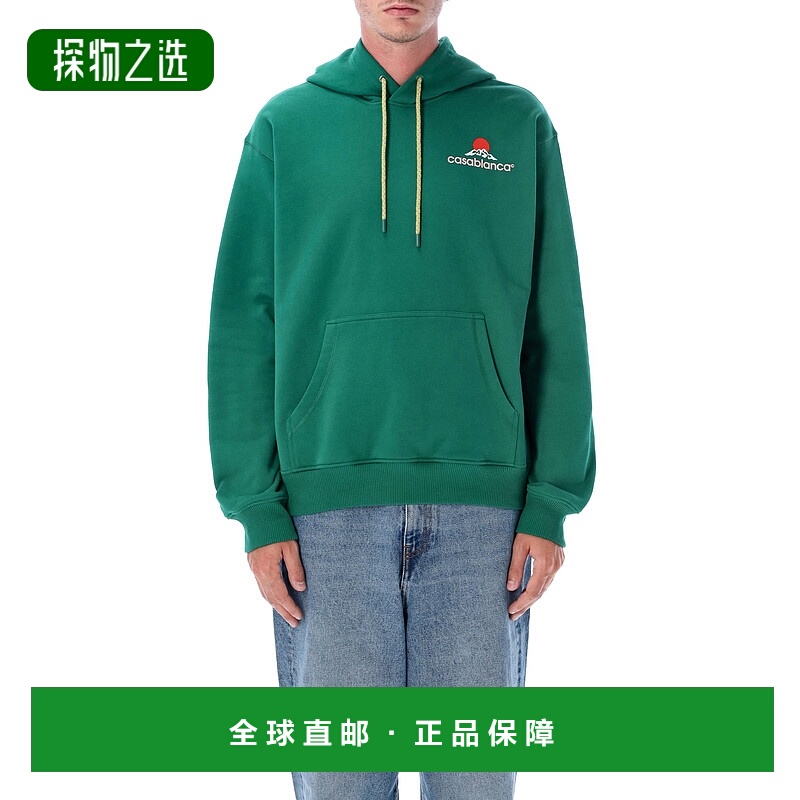 1h可退 香港直邮Casablanca 男士 Montagne 印花连帽衫 MPF25JTP2