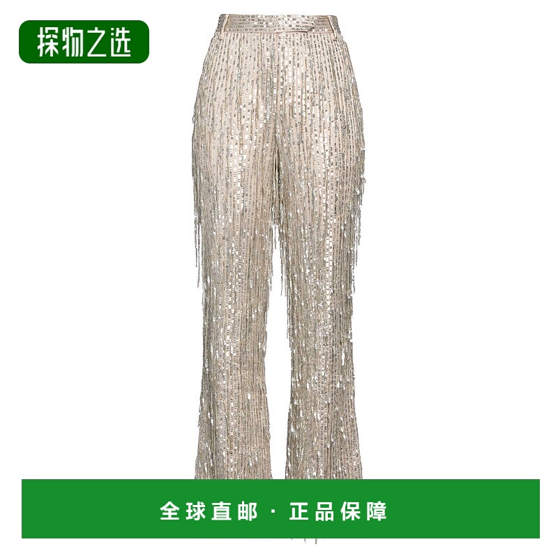 1h可退 香港直邮AMIRI 女士 休闲长裤 beige米色 舒适时尚