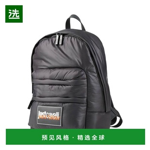 1h可退 香港直邮Just Cavalli 就是卡沃利 男士 背包 black黑色