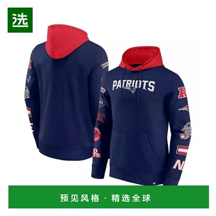 1h可退 【美国直邮】Fanatics 男士海军蓝 红色新英格兰爱国者队
