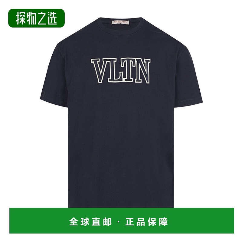 【99新未使用】香港直邮Valentino 徽标短袖T恤 1V3MG10V8RB