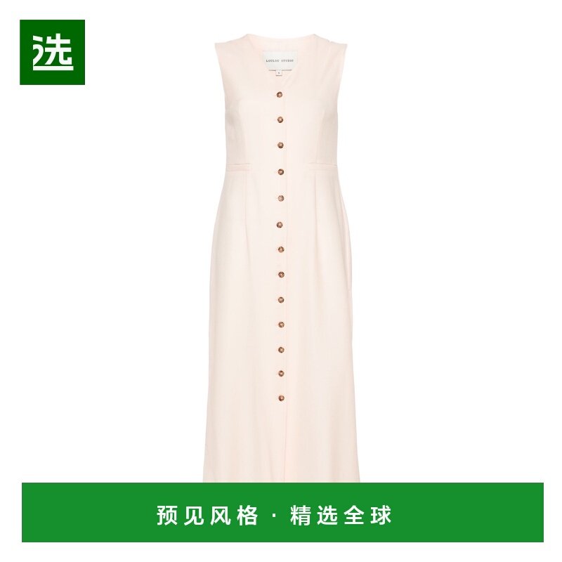 香港直邮LOULOU STUDIO 女士连衣裙 IDIKACREAMROSE SS2024,女装/女士精品,连衣裙,淘宝优惠券,粉丝福利购,淘宝优惠卷