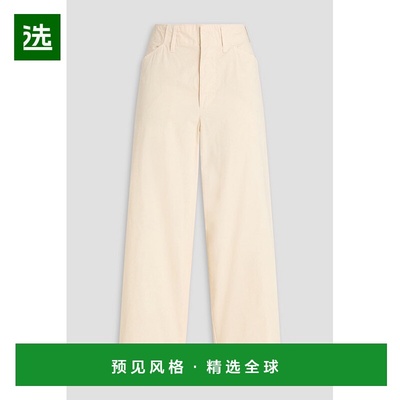 1h可退 香港直邮rag bone 瑞格布恩 女士 Banks 短款棉质帆布阔腿