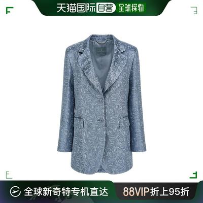 香港直邮Ermanno Scervino 徽标西装外套 D406I701BKPN