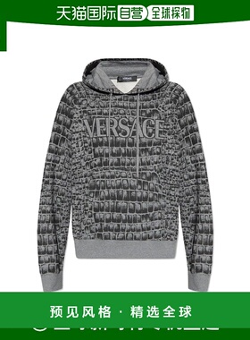 香港直邮Versace 图案连帽卫衣 10125581A09051长袖范思哲