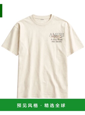 1h可退 香港直邮AMIRI 男士T恤 AMTOJR1095BLACK SS2026 黑色