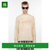 长袖 欧洲直邮ACNE 2025新品 徽标T恤