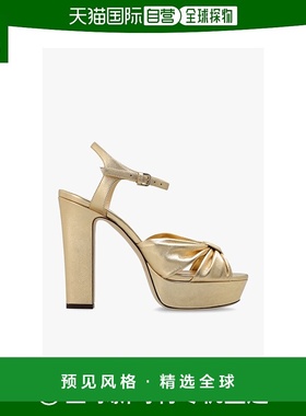 1h可退 欧洲直邮JIMMY CHOO 女士凉鞋HELOISE120MNAGOLD高跟鞋