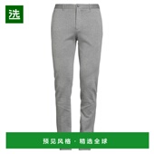 舒适时尚 1h可退 休闲长裤 grey灰色 香港直邮Incotex 男士