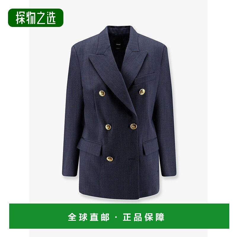 香港直邮Pinko 品高 女士 雙排扣西裝外套 105617A2SN