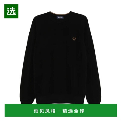 1h可退 香港直邮Fred Perry 弗莱德.派瑞 男士 凸纹带Logo毛衣 FP