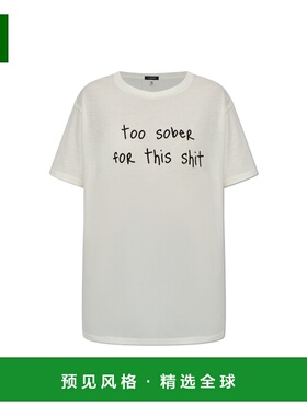 1h可退 香港直邮R13 女士T恤 R13WK001K136B0ECRUWHITE SS2026 乳