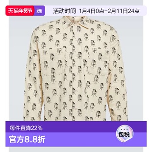 1h可退 香港直邮Bode 男士 Jumping Jockey 印花棉质衬衫