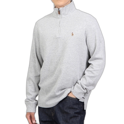 韩国直邮polo ralphlauren 通用 上装T恤长袖套头衫半拉链