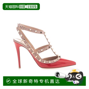 铆钉尖头高跟鞋 香港直邮Valentino UW2S0393VNW华伦天奴
