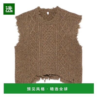 香港直邮R13 女士针织衫 R13WY228Y209ABROWNTWEED AW2025