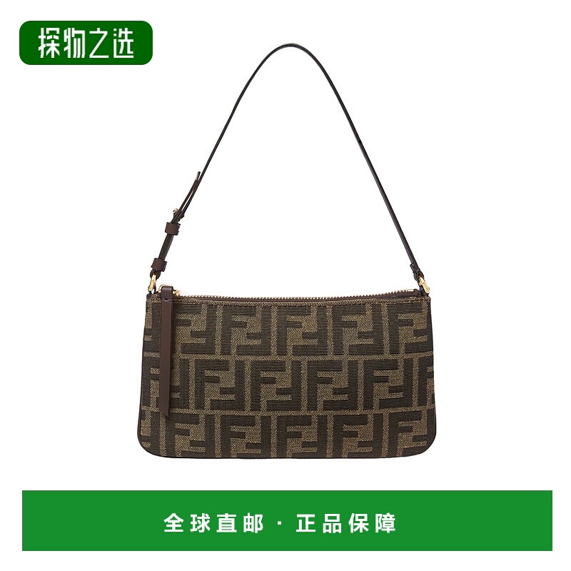 香港直邮Fendi Baguette 拉链手拿包 8M0536A98P