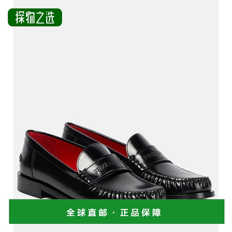 香港直邮Salvatore Ferragamo 菲拉格慕 女士 Irina 皮质乐福鞋 0