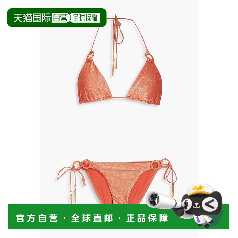1h可退 香港直邮ZIMMERMANN 女士 Devi 金属感比基尼 4097WSS231S