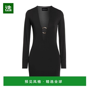 1h可退 香港直邮Louisa Ballou 女士 紧身连衣裙 black黑色 舒适