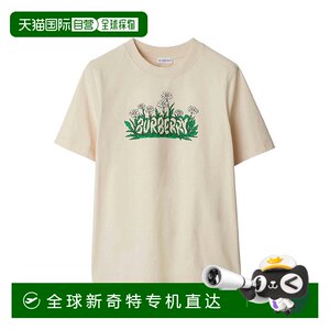 1h可退香港直邮BURBERRY女士T恤 8102402 SS2025黑色 Jwear T