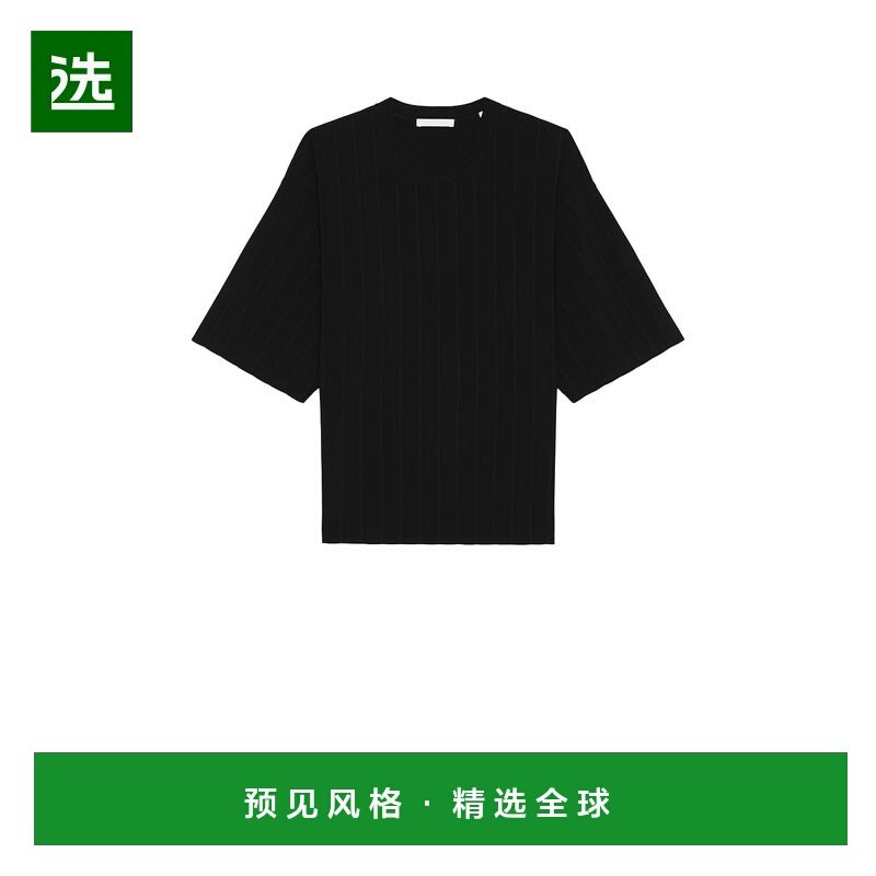 1h可退 香港直邮Helmut Lang 海尔姆特·朗 男士 褶裥T恤 P01HM70,男装,T恤,淘宝优惠券,粉丝福利购,淘宝优惠卷