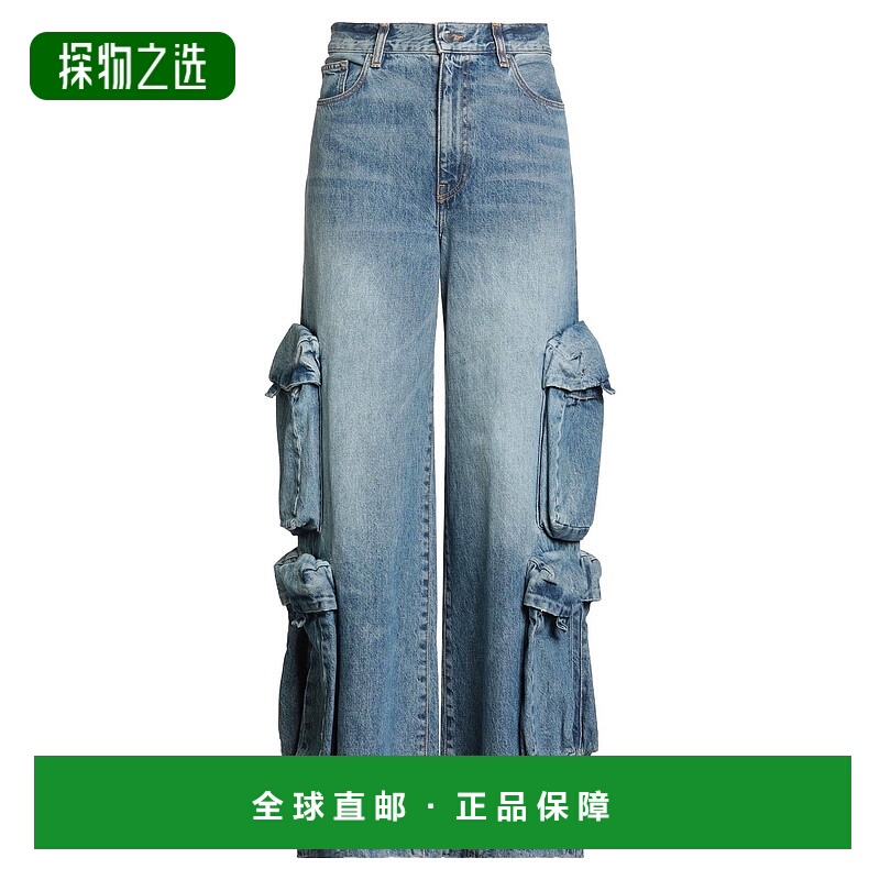 香港直邮AMIRI 女士 牛仔长裤 blue蓝色 舒适时尚