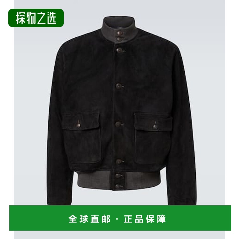 香港直邮ralph lauren rrl 拉夫·劳伦RRL 男士 Mason 绒面革短夹