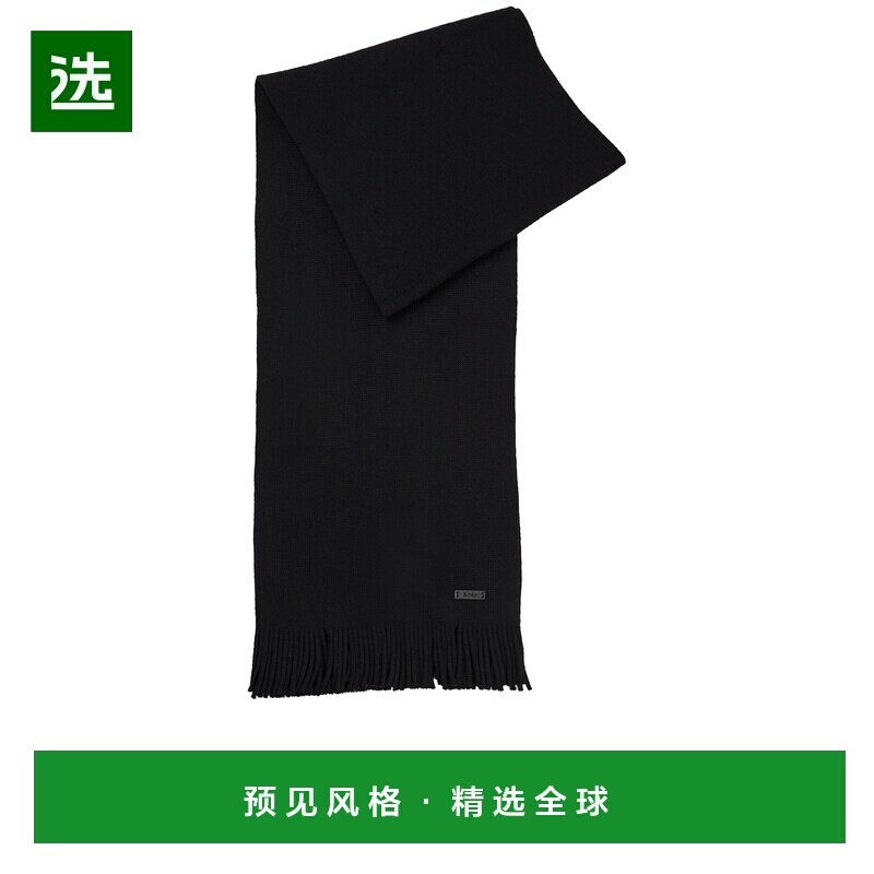 香港直邮BOSS HUGO BOSS 男士围巾 50495340001 AW2025 黑色