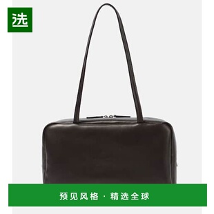 1h可退 香港直邮The Row 女士 Astra 皮革手提包 brown棕色 舒适