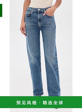 香港直邮AGOLDE 女士 Harper Jean: 中腰宽松直筒裤