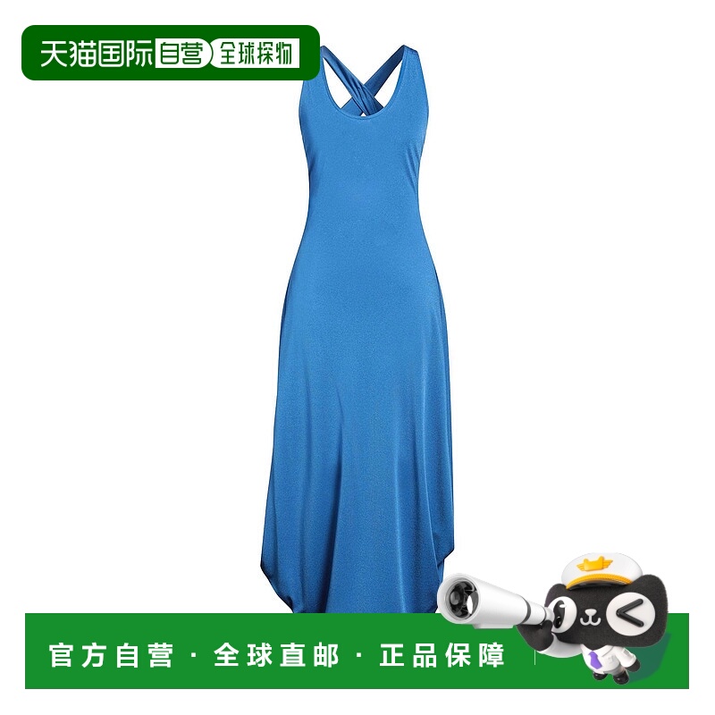 香港直邮Armani 阿玛尼 女士 长款连衣裙 blue蓝色 舒适时尚