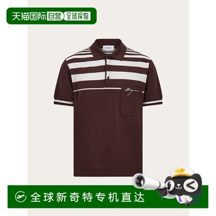 Ferragamo 条纹 欧洲直邮Salvatore 菲拉格慕 Polo 衫