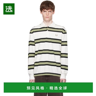 1h可退 香港直邮Fred Perry 弗莱德.派瑞 男士 白色 Jersey Strip
