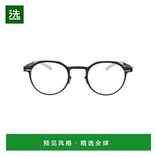 1h可退 香港直邮Mykita 女士 徽标平光镜 ARMSTRONG black黑色 舒