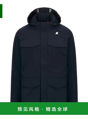 香港直邮K-WAY 男士户外冲锋衣 K7126VWA2B AW2025 黑色 K-way Gi