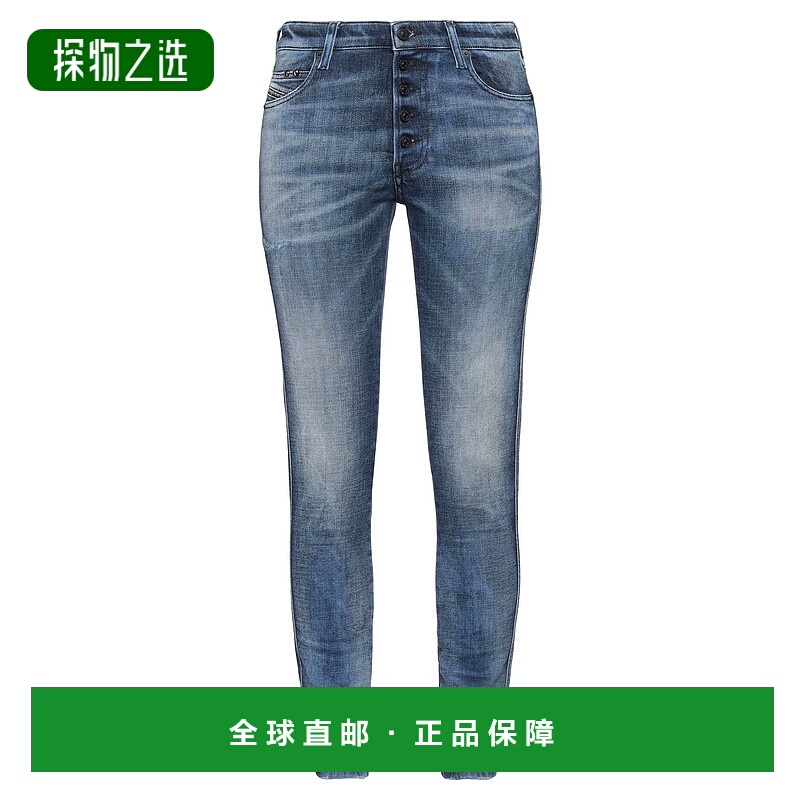 香港直邮Diesel 迪赛 女士 牛仔长裤 blue蓝色 舒适时尚