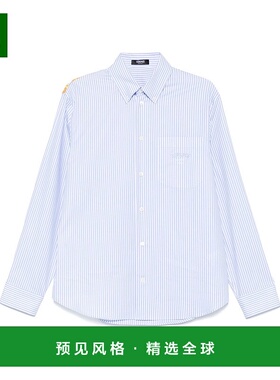 香港直邮Versace 长袖衬衫 10162101A13450范思哲男装