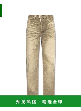 1h可退 香港直邮Balmain 巴尔曼 男士 腰带环牛仔裤 EH1ML155DF57