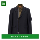 外套 1h可退 2503743M233 Bomber 拼块西装 香港直邮Sacai 男士