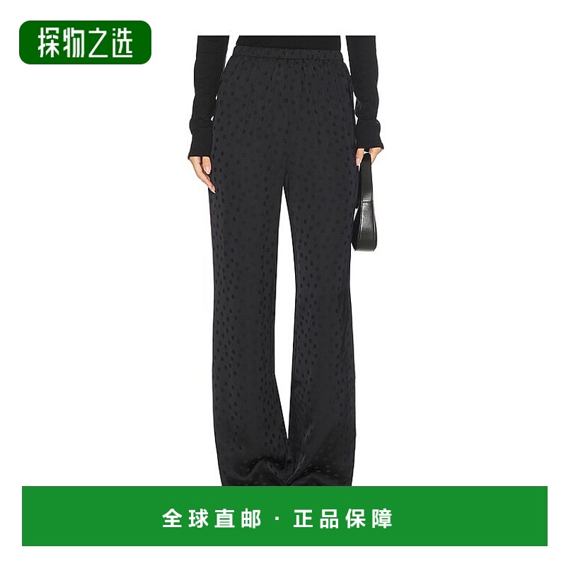 香港直邮ANINE BING 女士 Elain 裤子 A0311474 舒适时尚